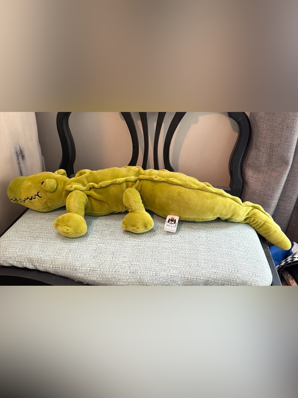 Retired Jellycat Zigzag Croc Crocodile Soft Plush - Picture 3 of 8